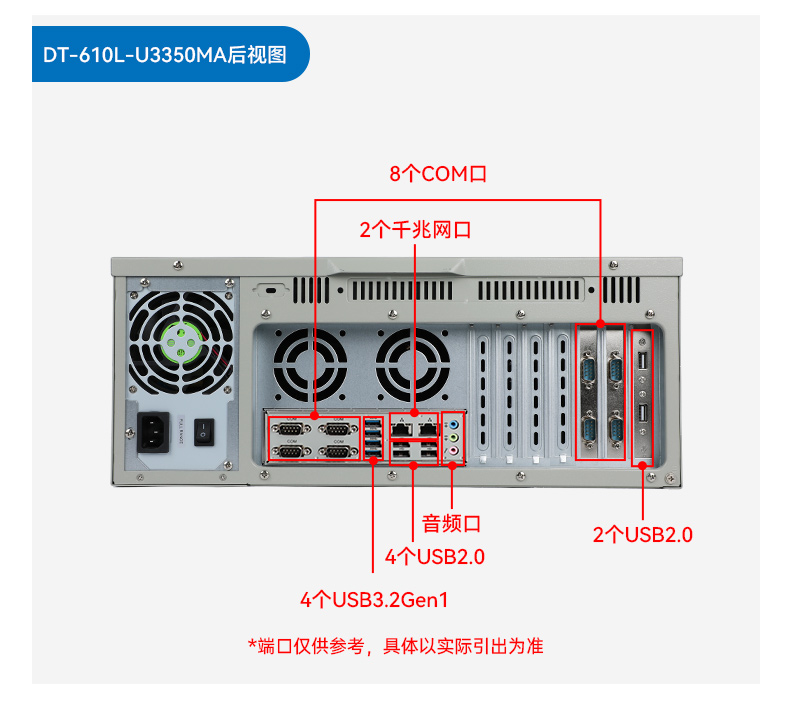 東田國(guó)產(chǎn)化工控機(jī),雙路海光服務(wù)器主機(jī),DT-610L-U3350MA.jpg