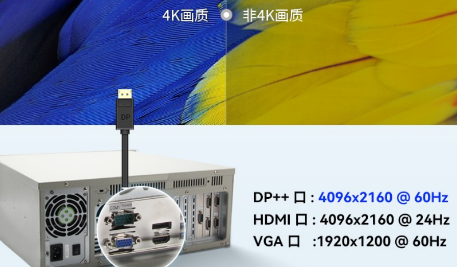 這款工控機尺寸為430*480*177mm（寬*深*高），約重23kg。